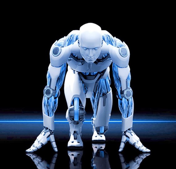 Робот-легкоатлет соревнуется с людьми (видео)