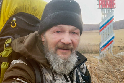 54-летний россиянин полтора года шел пешком в гости